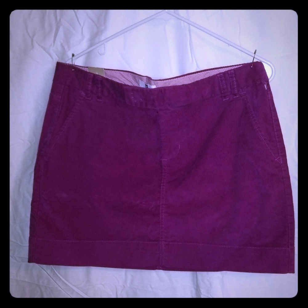 Corduroy Mini Skirt